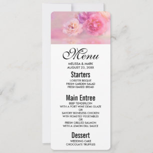 Pretty Pink Carnations Stylish Photography Invitation