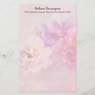 Pretty Pink Carnations Stylish Photography Stationery