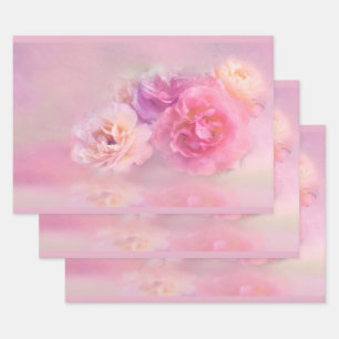 Pretty Pink Carnations Stylish Photography Wrapping Paper Sheets