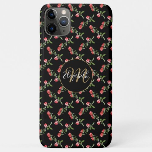 Pretty Pink Cherry Blossom Flowers Paint iPhone 11 Pro Max Case