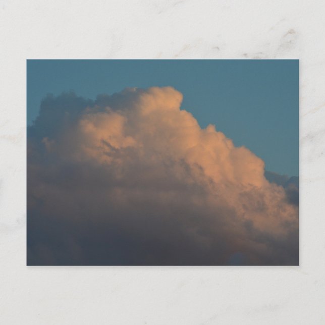 pretty pink cloud formation florida postcard (Front)