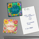 Pretty Pink Courage Floral Modern Inspirivity Magnet<br><div class="desc">Trendy Fun Colorful Floral Courage Inspirational Floral One Word Magnet. - an easy way to get daily inspiration. These inspirational magnets. would also make a nice gift for a friend needing some motivation, or encouragement. Great for those participating in the One Word Challenge each year. To see my daily Inspirivity...</div>