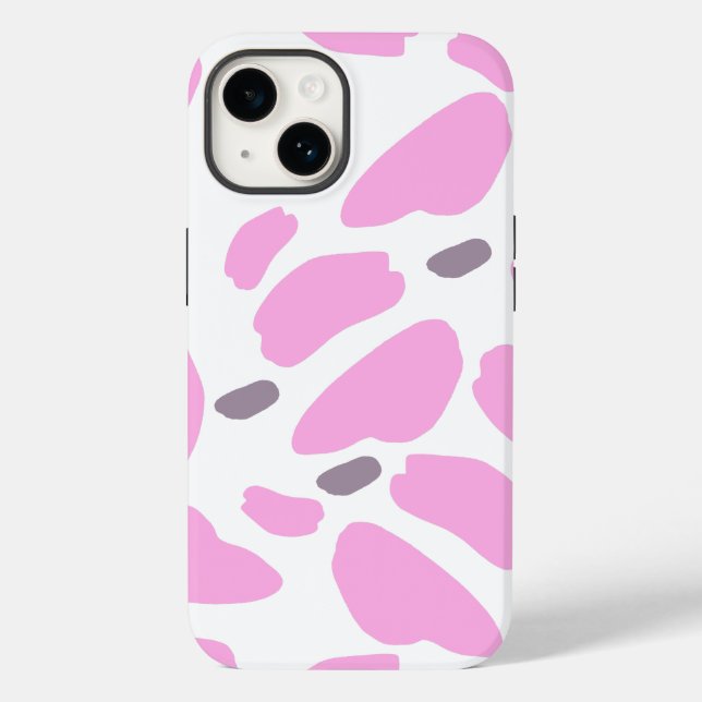 Pretty Pink Cow Print Pattern Case-Mate iPhone Case (Back)