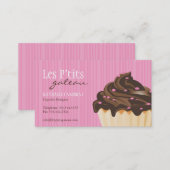 Pretty Pink Cupcake Business Card (Front/Back)