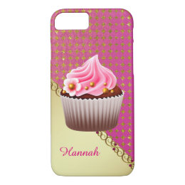 Pretty Pink Cupcake Custom 7 Case