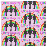 PRETTY PINK DANCING QUEEN FABRIC