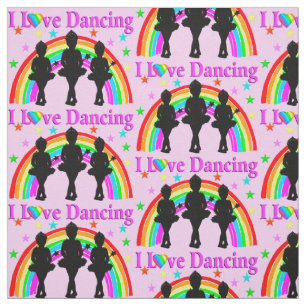 PRETTY PINK DANCING QUEEN FABRIC