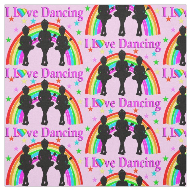 PRETTY PINK DANCING QUEEN FABRIC (Swatch)