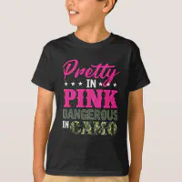 YouCustomizeIt Custom Pink Camo Women's Crew T-Shirt - Medium