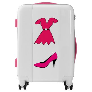 Pink Design Fun Suitcase