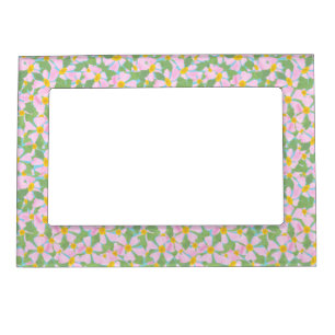 Pretty Pink Dogroses on Sky Blue Picture Frame