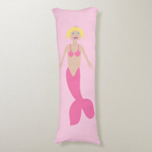 Pretty Pink Fantasy Mermaid Body Pillow