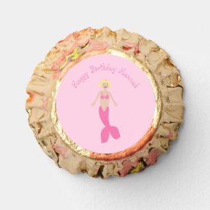 Pretty Pink Fantasy Mermaid Custom Reese's Peanut Butter Cups