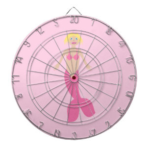 Pretty Pink Fantasy Mermaid Dart Board