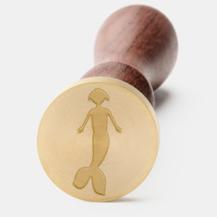 Pretty Pink Fantasy Mermaid Wax Seal Stamp