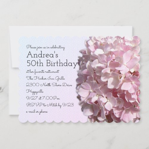 Pretty Pink Favorite Birthday Invitation
