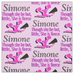 PRETTY PINK FIERCE CHEERLEADER FABRIC