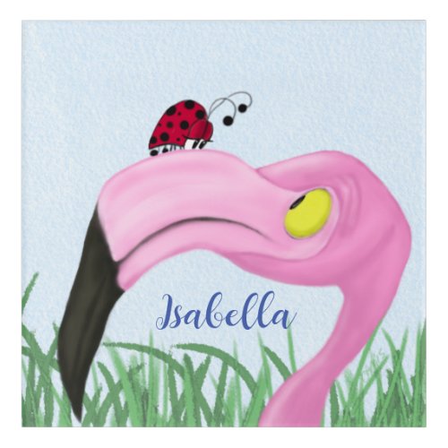 Pretty Pink Flamingo Acrylic Print