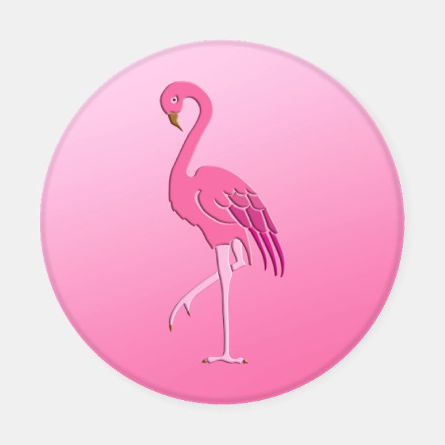 Pretty pink flamingo coaster set (Single)