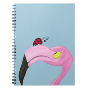 Pretty Pink Flamingo Notebook