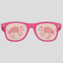 Pretty Pink Flamingo Retro Sunglasses