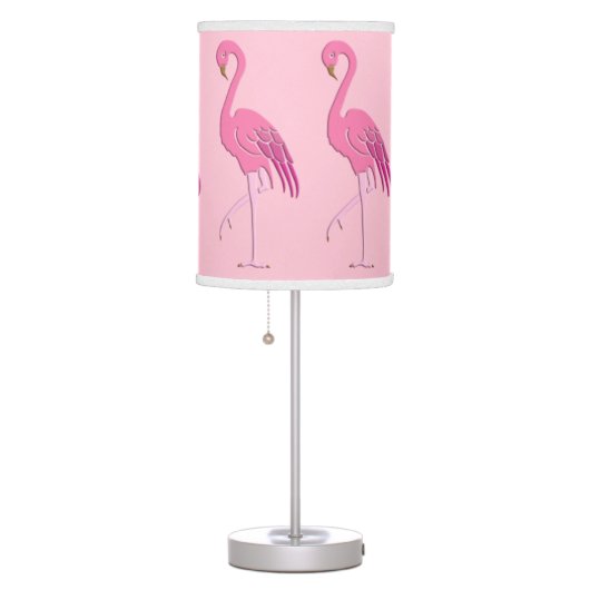 Pretty pink flamingo table lamp (Right)