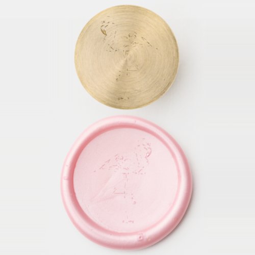 Pretty Pink Flamingo Wax Seal Stamp