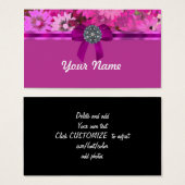 Pretty pink floral (Front & Back)