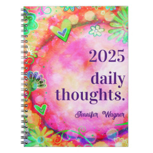 Pretty Pink Floral Inspiring Trendy “Inspirivity” Notebook