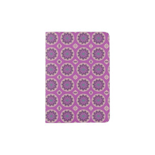 Pretty Pink floral pattern Passport Holder