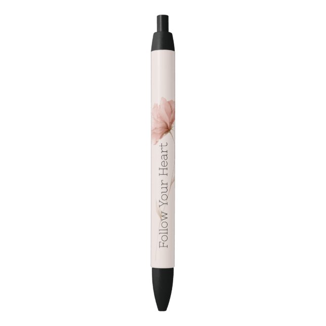 Pretty Pink Flower Pen (Front Vertical)