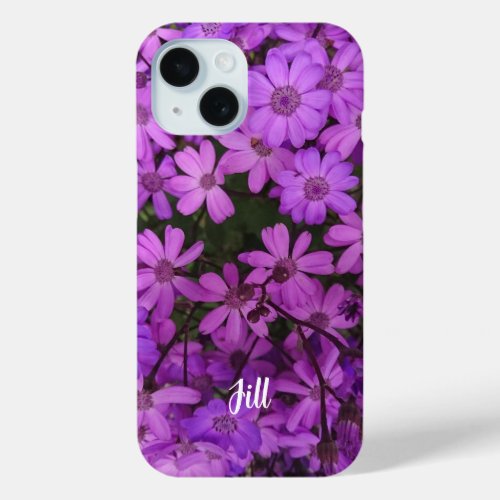Pretty pink flower photo Barely There iPhone 15 Case
