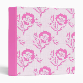 Pretty Pink Flowers Binder
