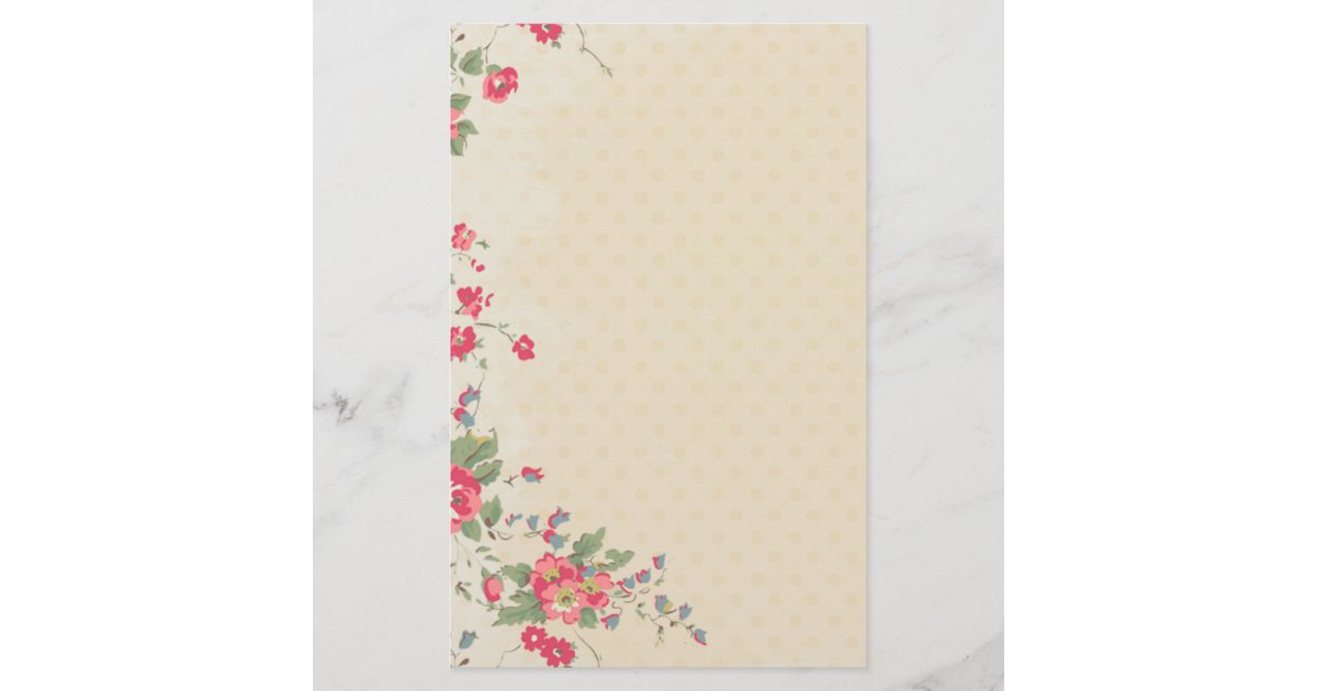  100 Stationery Writing Paper, with Cute Floral Designs Perfect  for Notes or Letter Writing - White Orchids : Office Products