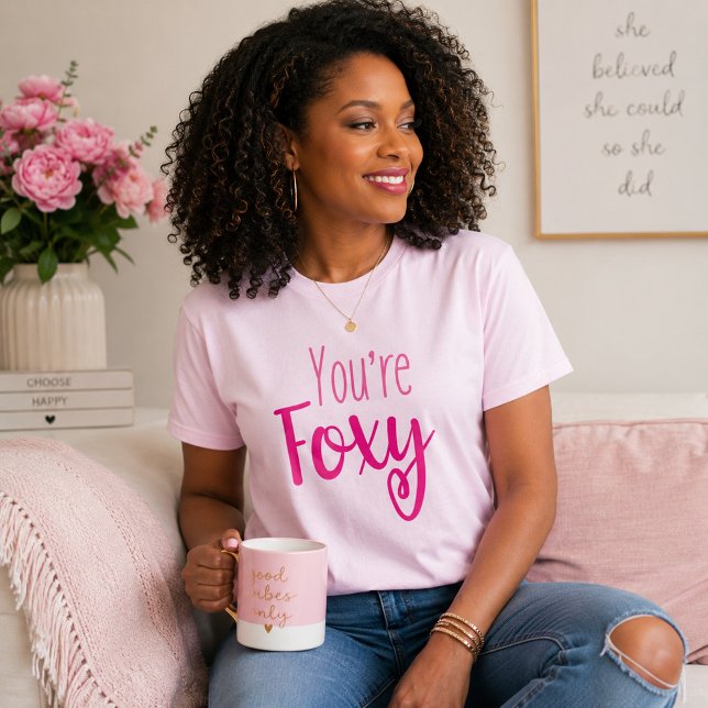 Pretty Pink Foxy T-Shirt (Creator Uploaded)