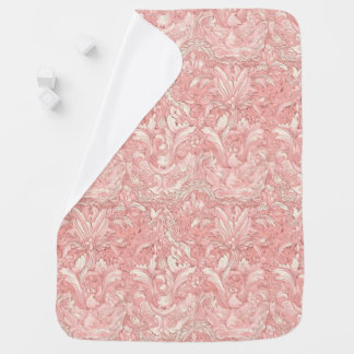 Pretty Pink French Parisian Design Baby Blanket
