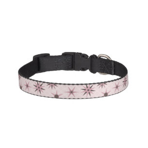 Pretty Pink Geo Stars - pattern. Pet Collar
