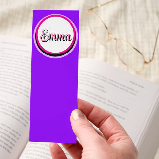 Pretty Pink Girly Custom Bookmark