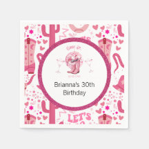 Pretty Pink & Glitter Cowgirl Birthday
