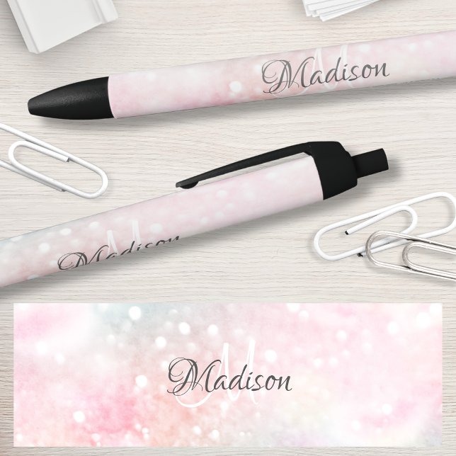 Pretty Pink Glitter Girly Glamorous Pen (Creator Uploaded)