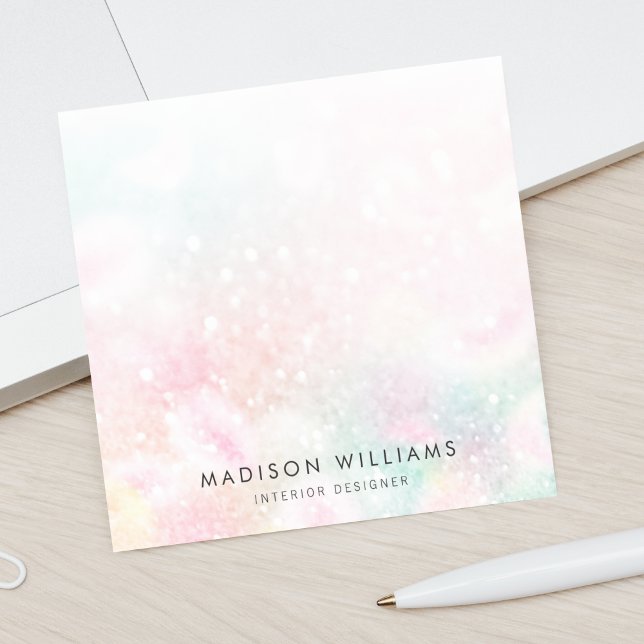 Pretty Pink Glitter Girly Glamorous Post-it Notes (Creator Uploaded)