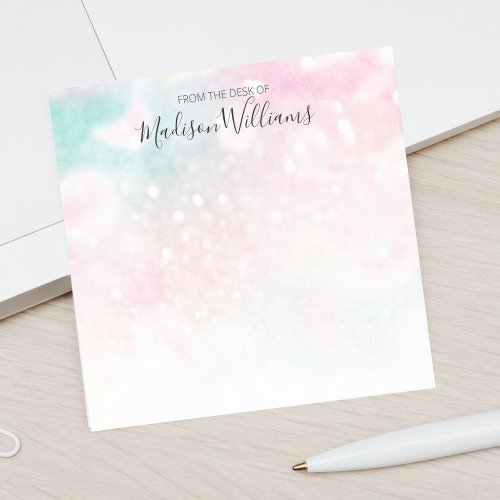 Pretty Pink Glitter Girly Glamorous Post_it Notes