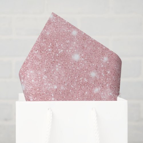 Pretty Pink Glitter Sparkle Birthday Tissue Paper