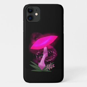 Pretty Pink Glowing Mushroom Case-mate Phone Case