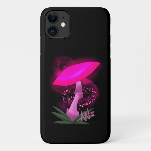 Pretty Pink Glowing Mushroom Case_mate Phone Case