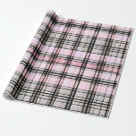 Pretty Pink, Gray and Black Plaid Gift Wrap<br><div class="desc">Give your recipients your best. Use this lovely, sophisticated plaid in pink and gray, high-quality gift wrap with a grid back for easy cutting. You'll appreciate the ease of use and your recipients will love its elegant beauty. Good for all occasions and holidays, very versatile. Thanks for looking we appreciate...</div>