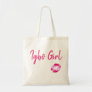 Pretty Pink Igbo Girl Kisses Tote Bag