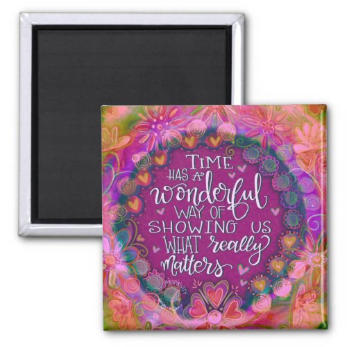 Pretty Pink Inspirational Quote Inspirivity Magnet