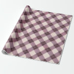 Pretty Pink, Lavender and Brown Plaid Gift Wrap<br><div class="desc">Give your recipients your best. Use this lovely, sophisticated plaid, high-quality gift wrap with a grid back for easy cutting. You'll appreciate the ease of use and your recipients will love its elegant beauty. Good for all occasions and holidays, very versatile. Thanks for looking we appreciate your business here at...</div>