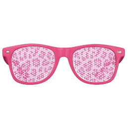 Pretty Pink Leopard Chic Animal Print Retro Sunglasses